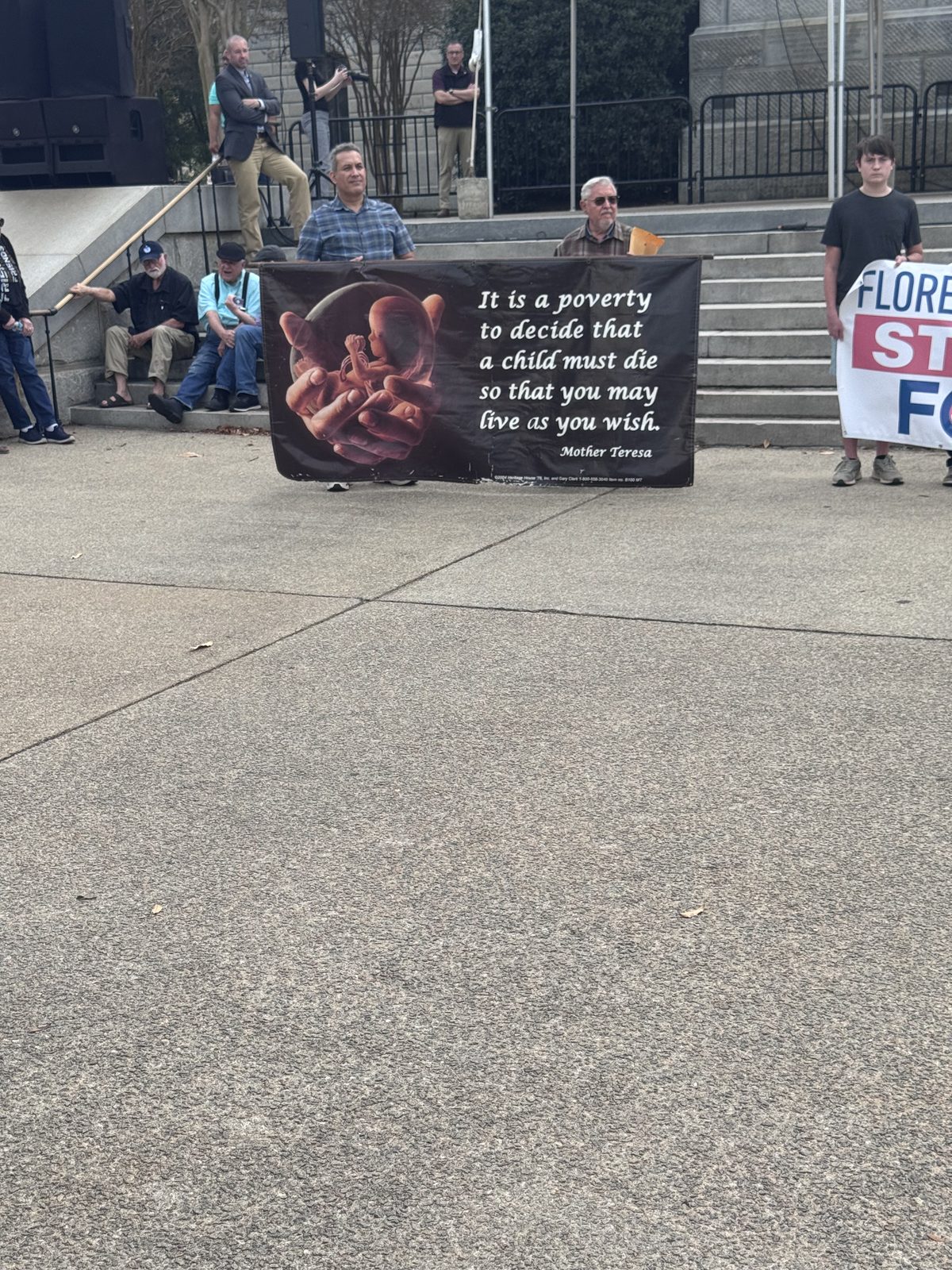 Stand Up for Life March and Rally: community turnout